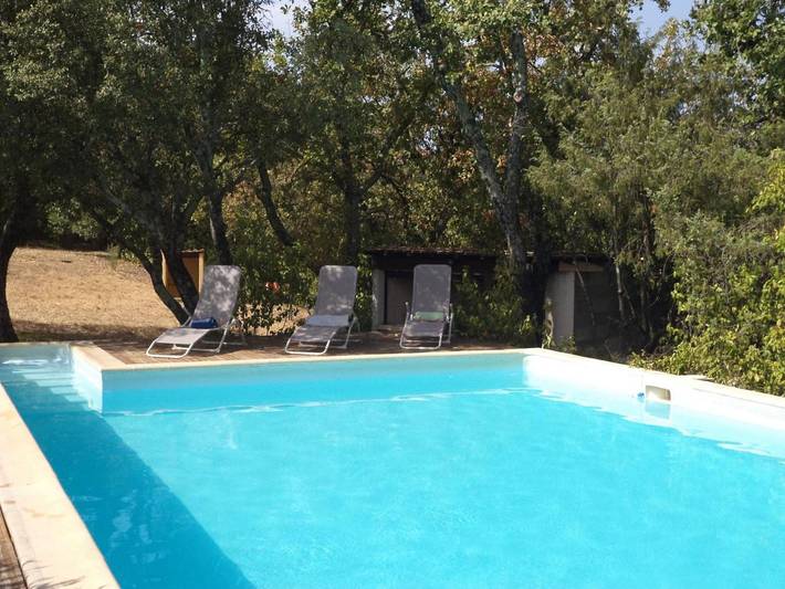 Location de vacances pour 10 personnes, avec jardin ainsi que piscine et vue à Saint-Victor-de-Malcap - 4