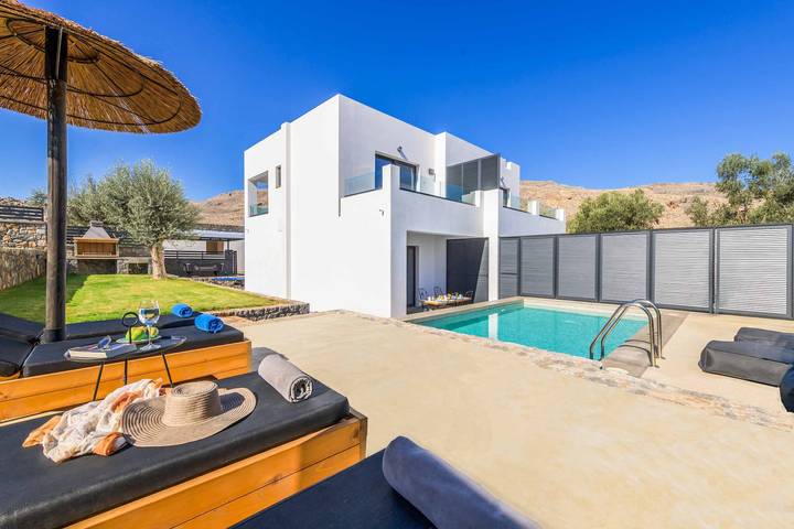 Ferienhaus für 4 Personen, mit Balkon und Terrasse