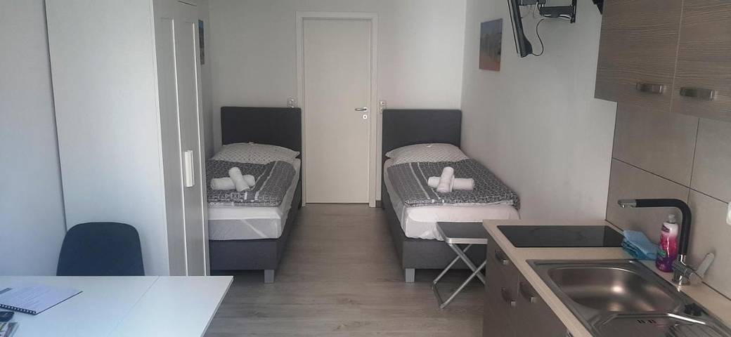 Ferienwohnung für 2 Personen, mit Terrasse und Ausblick