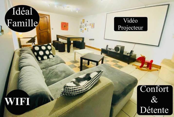 Appartement de vacances pour 8 personnes, avec jardin