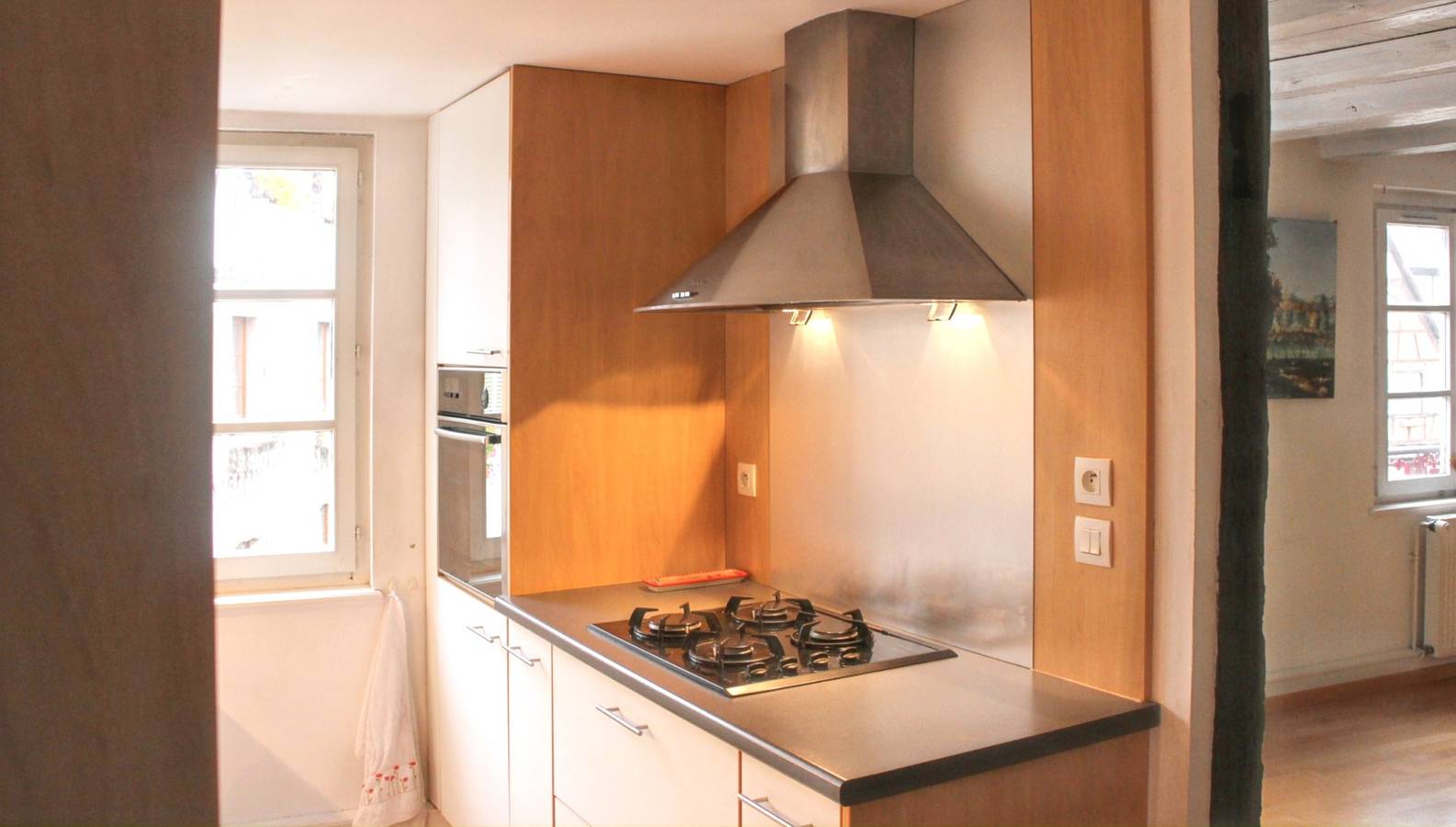 Appartement entier, Appartement cosy avec cheminée à Eguisheim - 110m² - Terrasse in Eguisheim, Parc naturel régional des Ballons des Vosges