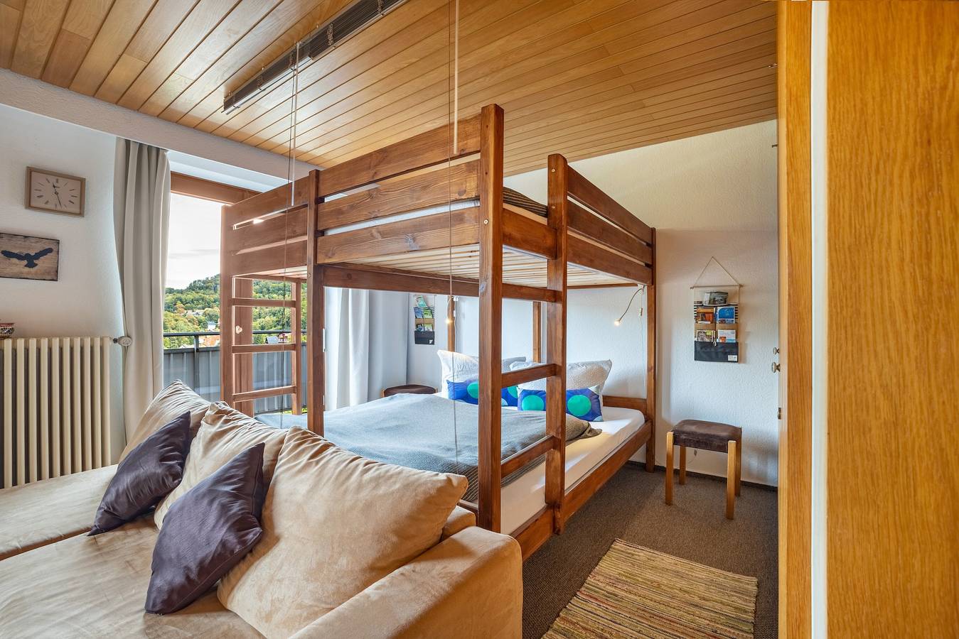 Ganze Wohnung, Ferienwohnung "Grundblick" mit Bergblick, Balkon und Wlan in Bad Grund, Harzvorland