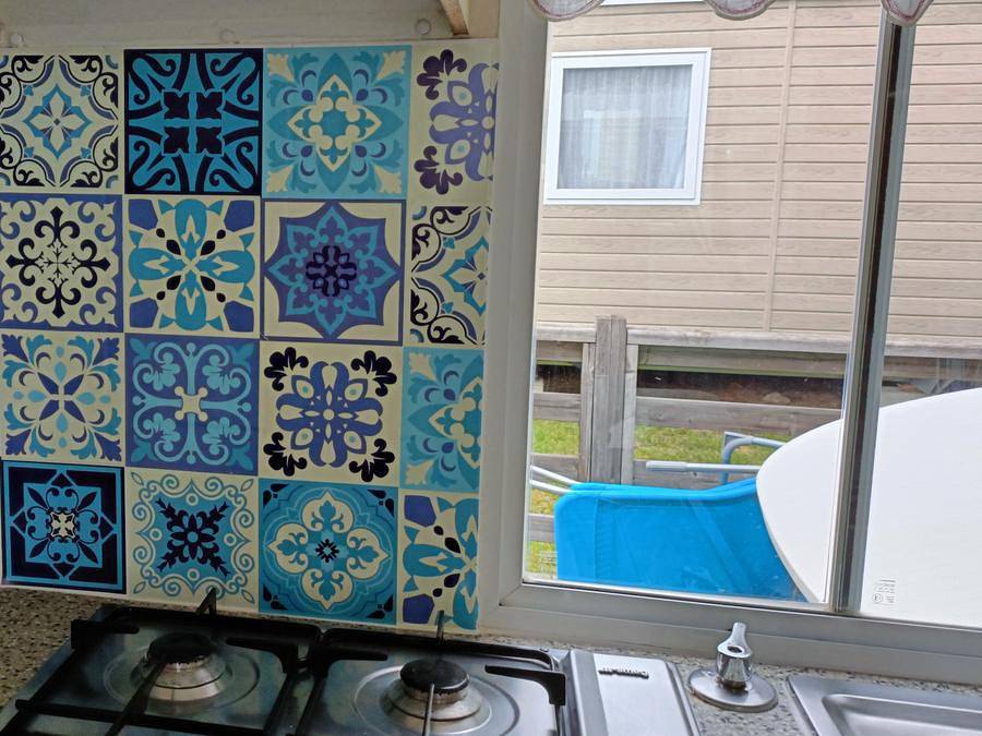 Camping Le Lignon - Mobile home 4 persons - Bleuet in Le Chambon-sur-Lignon, Mézenc