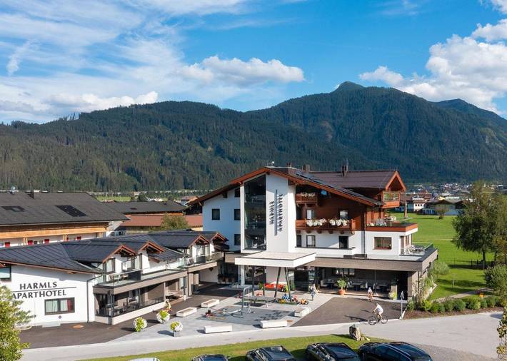 Apartmenthotel für 2 Personen, mit Terrasse und Garten sowie Sauna und Ausblick in Flachau