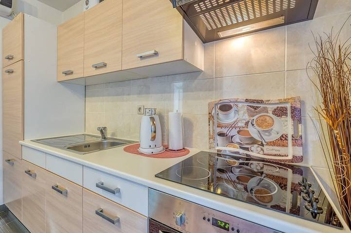Ferienwohnung für 3 Personen, mit Terrasse und Garten