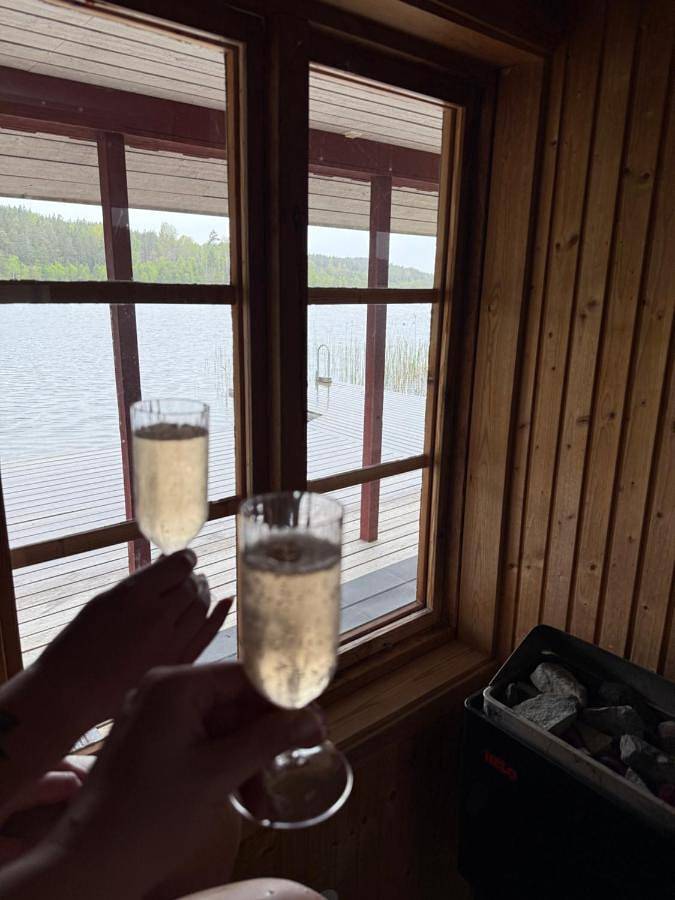 Lodge für 4 Personen, mit Ausblick und Sauna sowie Seeblick und Garten, mit Haustier in Schweden - 4