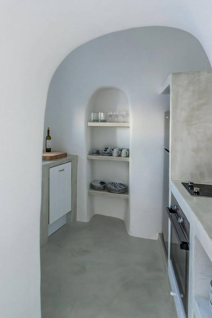 Villa for 2 people, with balcony and ocean view in Oia