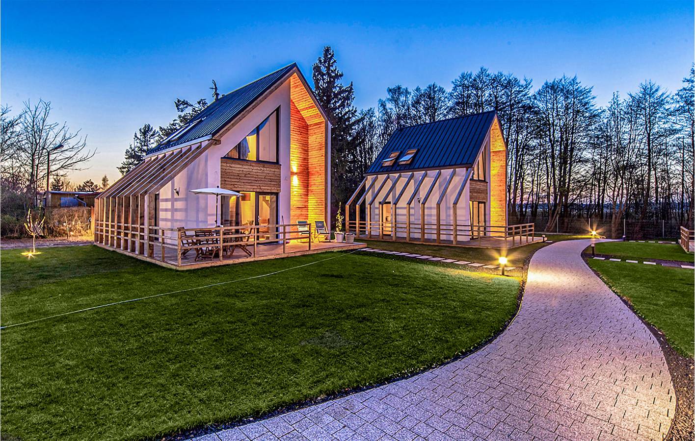 Dom dla 6 osób z taras in Nowęcin, Słowiński Park Narodowy