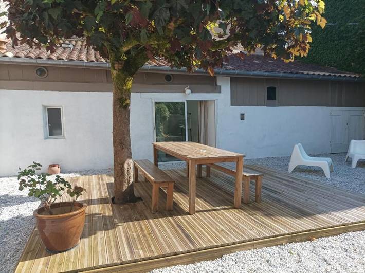 Appartement de vacances pour 2 personnes, avec jardin