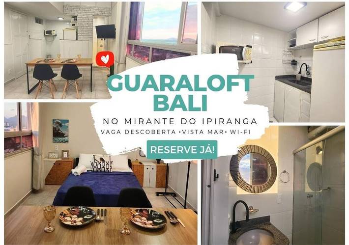Casas e apartamentos de temporada para 2 pessoas, com jardim e vista em Guarapari