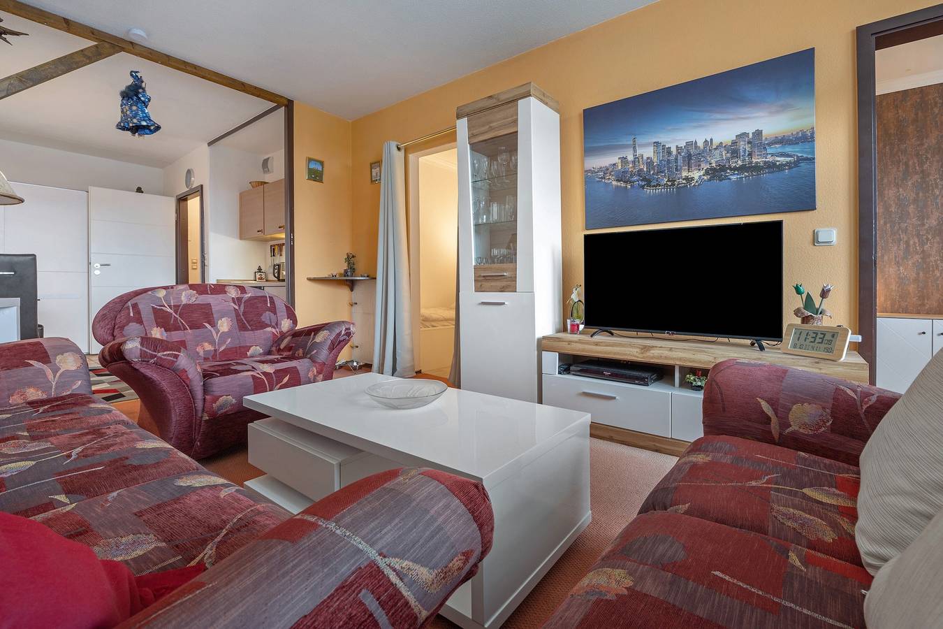 Ganze Wohnung, Ferienwohnung 'Harz Stube' mit Bergblick, Balkon und Wlan in Hahnenklee, Goslar