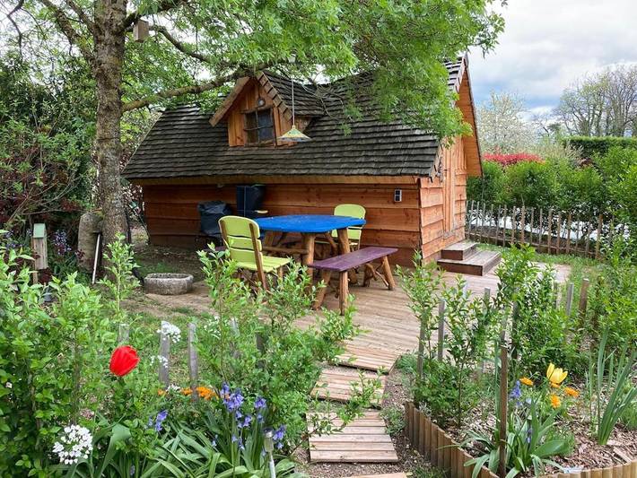 Chalet pour 2 personnes, avec terrasse et jardin - 1