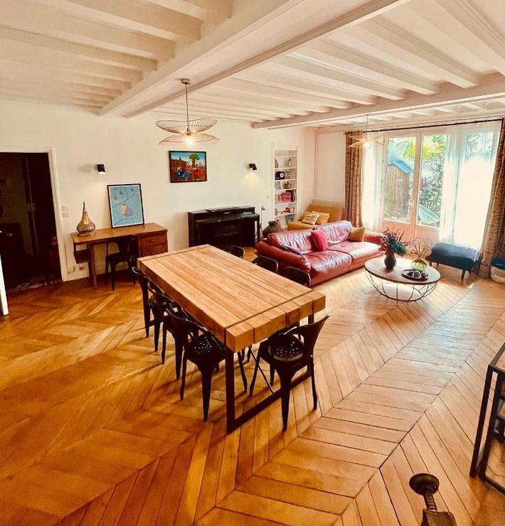 Appartement de vacances pour 5 personnes, avec jardin