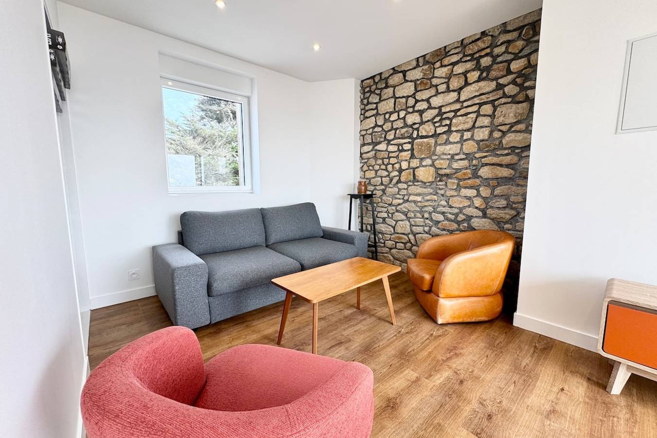 Ganze Wohnung, T2 rénové – Terrasse & Vue mer 180 et charme in Penthièvre, Saint-Pierre-Quiberon