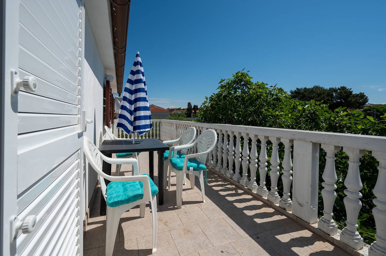 Cały apartament, Jednopokojowy apartament z tarasem i widokiem na morze Pakostane, Biograd A-22462-b in Pakoštane, Zadar