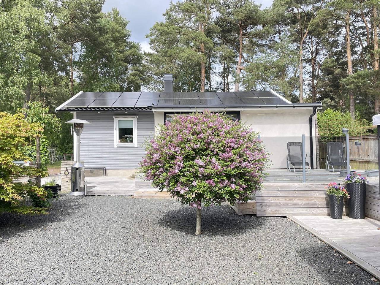 Modernes Ferienhaus mit Terrasse in Sandskogen in Kävlinge, Skane