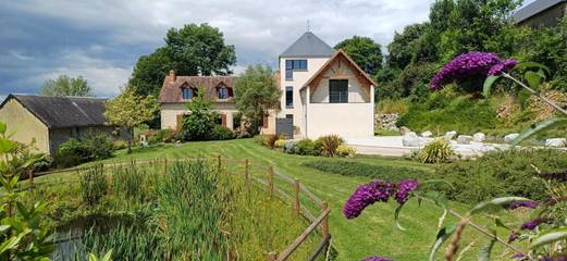 Cottage pour 16 personnes, avec jacuzzi et jardin à Laleu