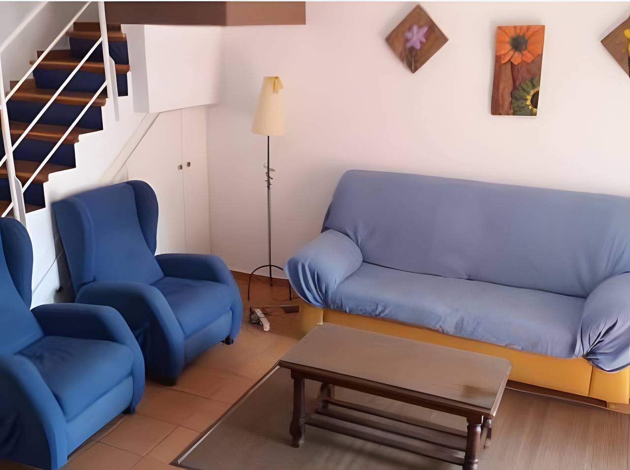 Vakantiehuis 'Duplex Luminoso Campo De Golf' met Gedeeld Zwembad, Gedeeld Terras en Airconditioning in Islantilla, Isla Cristina