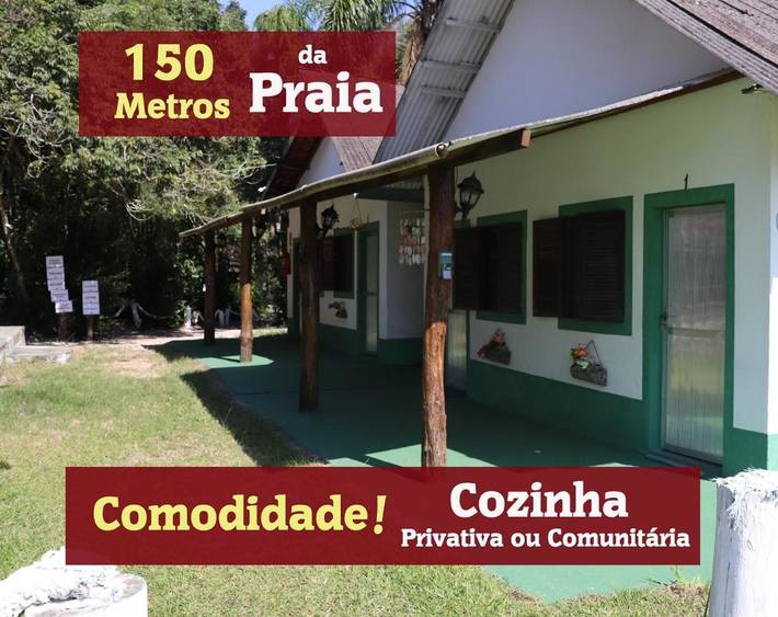Casas e apartamentos de temporada para 4 pessoas, com jardim e vista no Litoral Sul de São Paulo