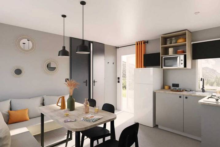 Casa rodante para 4 personas, con piscina para niños - 1