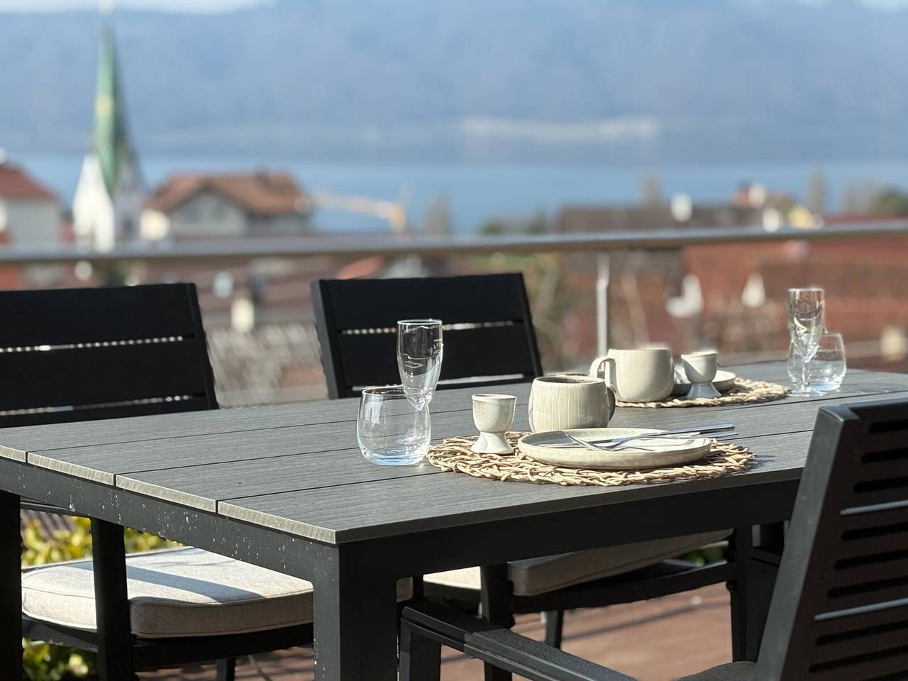 Ganze Wohnung, Apartment - Über den Dächern von Sipplingen - mit Panorama Seeblick und privater Terrasse in Sipplingen, Region Bodensee-Oberschwaben