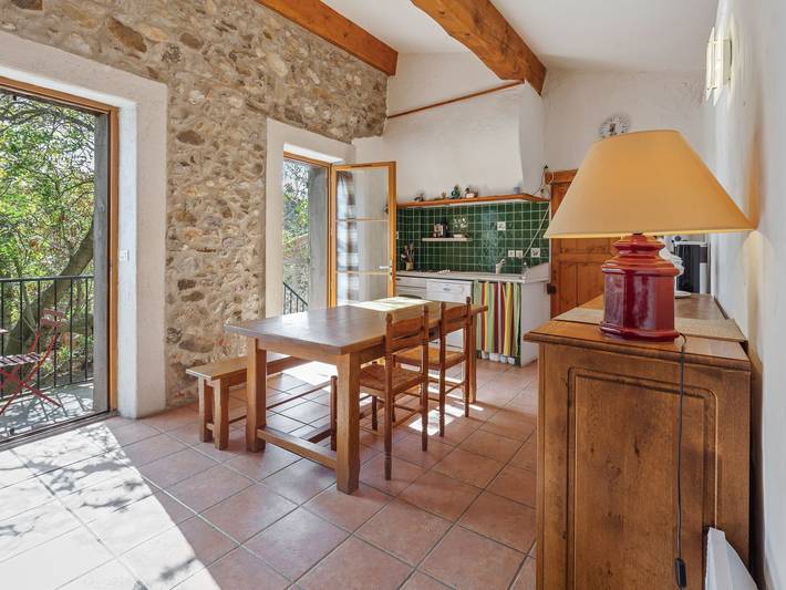 Location de vacances pour 4 personnes, avec Balcon ainsi que Terrasse et Jardin dans Parc naturel régional Corbières-Fenouillèdes