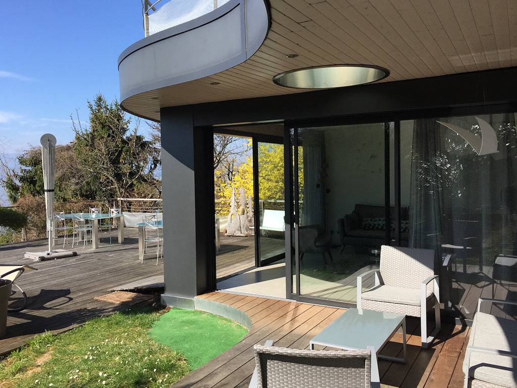 Appartement entier, Gîte Les Terrasses : vue lac à 180° in Thonon-les-Bains, Région de Thonon-les-Bains