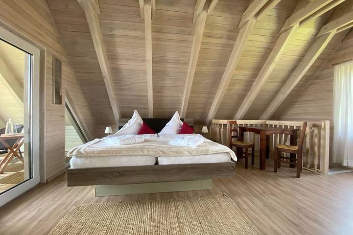 Ferienhaus für 3 Personen, mit Sauna und Balkon sowie Garten in Zehdenick - 4