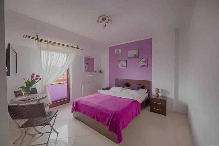 Apartament wakacyjny dla 3 osób, z Balkon i Taras oraz Ogród i Widok w Jarosławiec