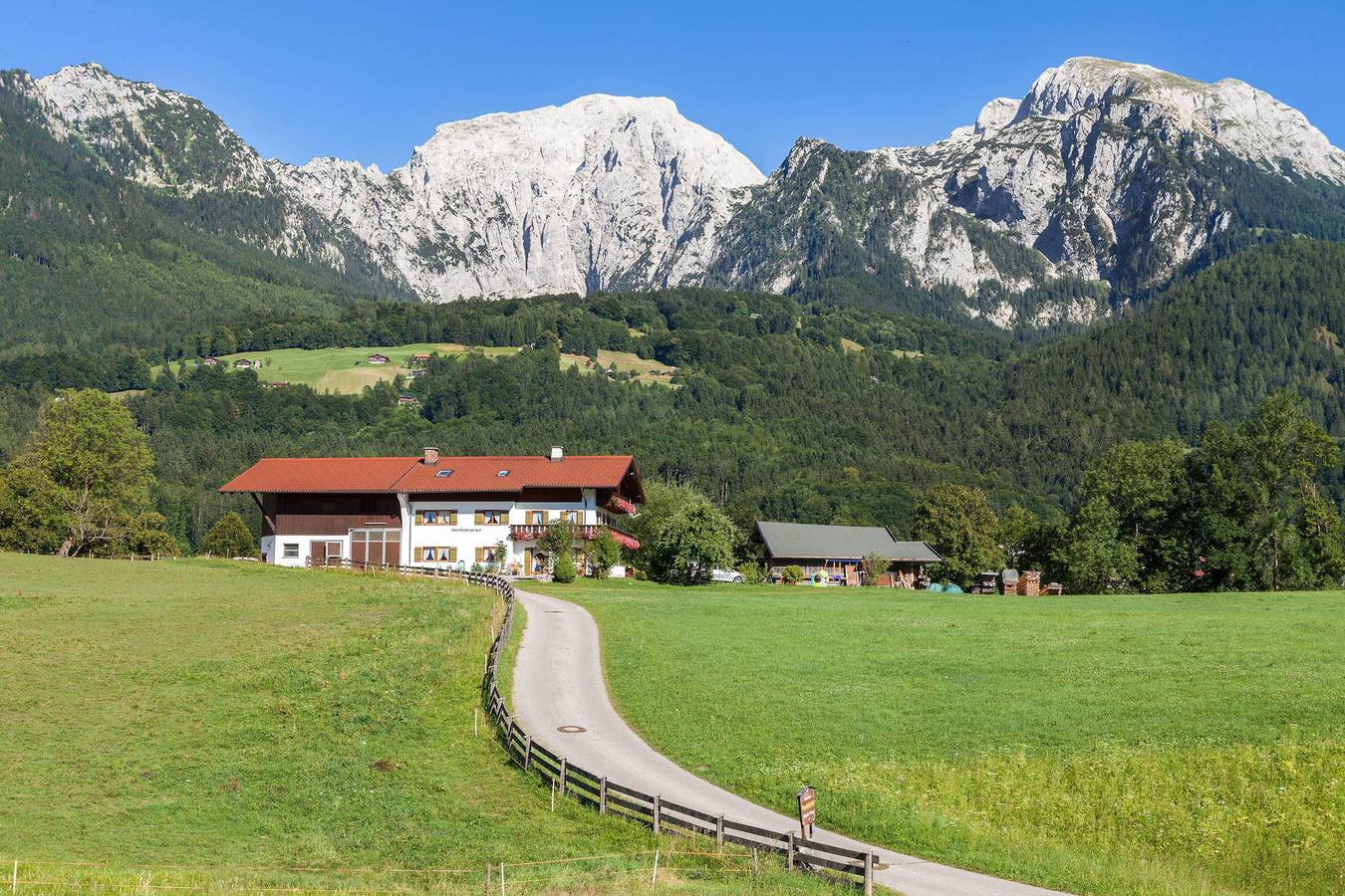 Ganze Ferienwohnung, Gästehaus Untersulzberglehen - Ferienwohnung Jenner, 2 Personen, Balkon, ruhige Lage, 45 qm in Schönau am Königssee, Berchtesgadener Alpen