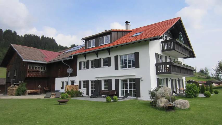Hütte für 4 Personen, mit Terrasse und Garten in Ofterschwang - 4