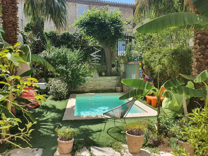 Chambre d’hôte pour 2 personnes, avec Terrasse ainsi que Jardin et Piscine