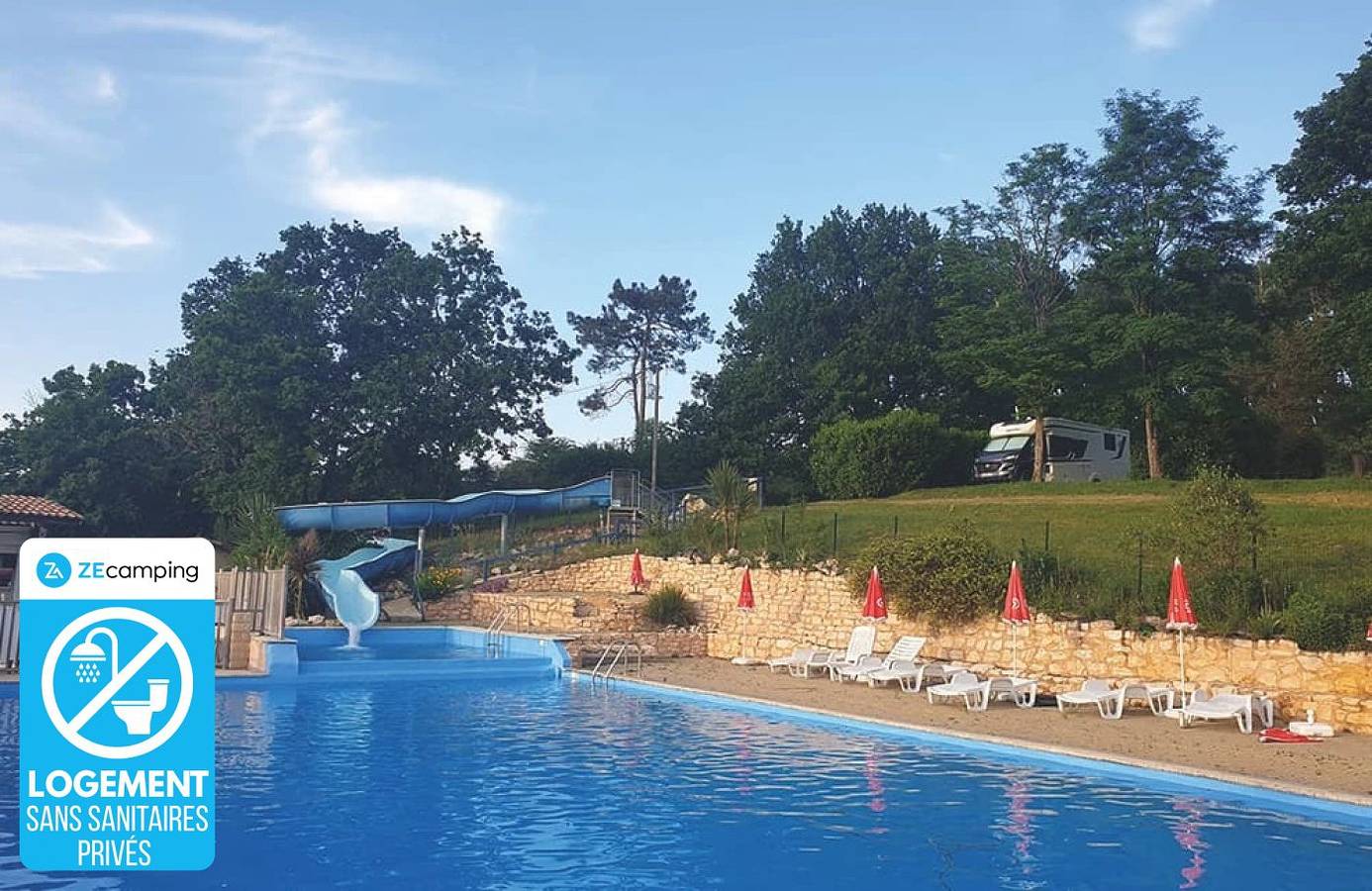 Camping voor 4 Personen in Salles (Lot-et-Garonne), Villeneuve-sur-Lot en omgeving