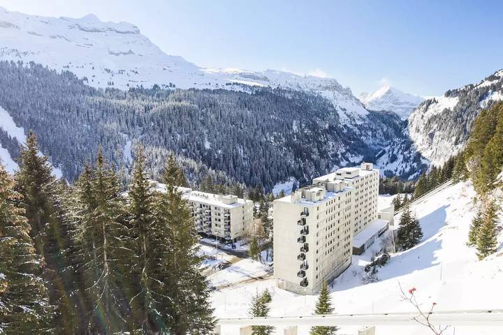 Studio pour 4 personnes, avec vue et balcon dans Flaine