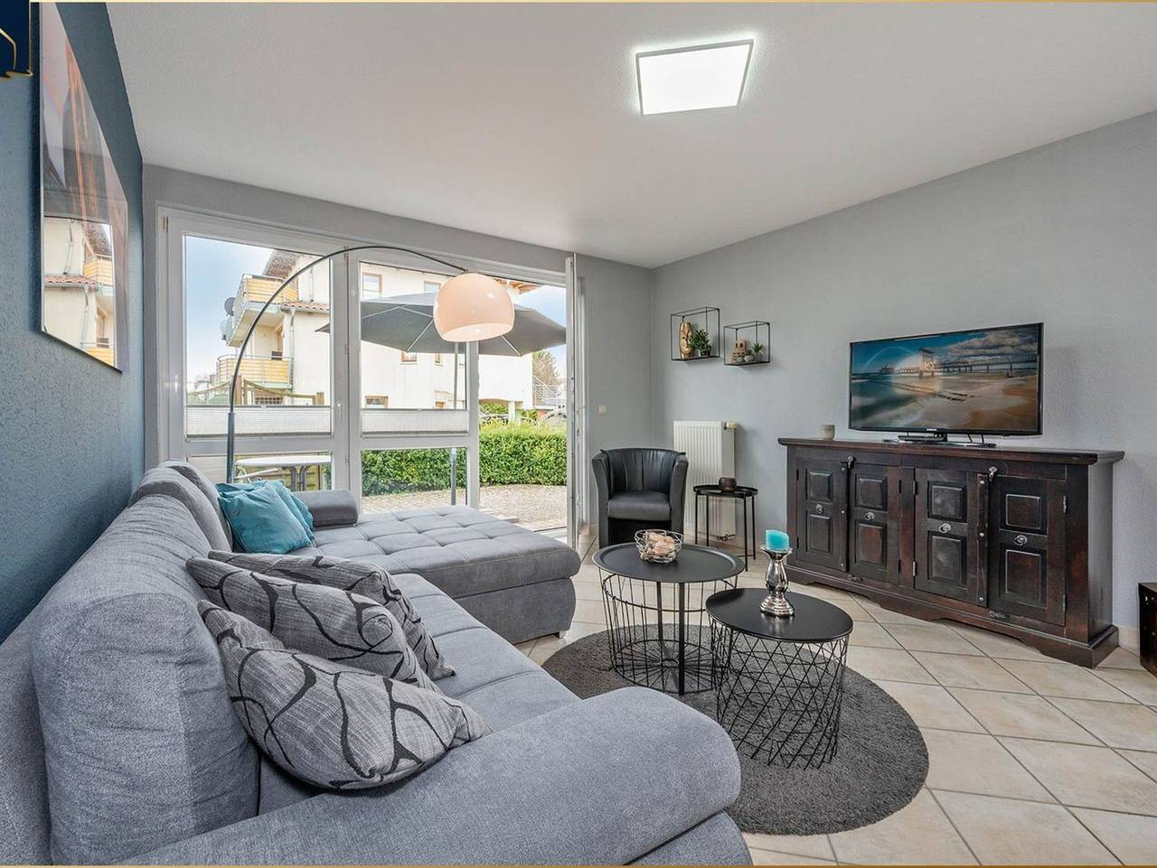 Ganze Ferienwohnung, Ferienwohnung Nordwind - Ruhige Ferienwohnung in Heringsdorf mit Terrasse, nur 7 Min. zum Strand in Drei Kaiserbäder, Heringsdorf