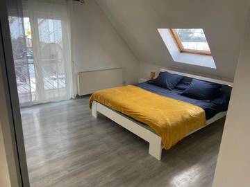 Gîte pour 6 personnes, avec vue et jardin, adapté aux familles dans Logelbach