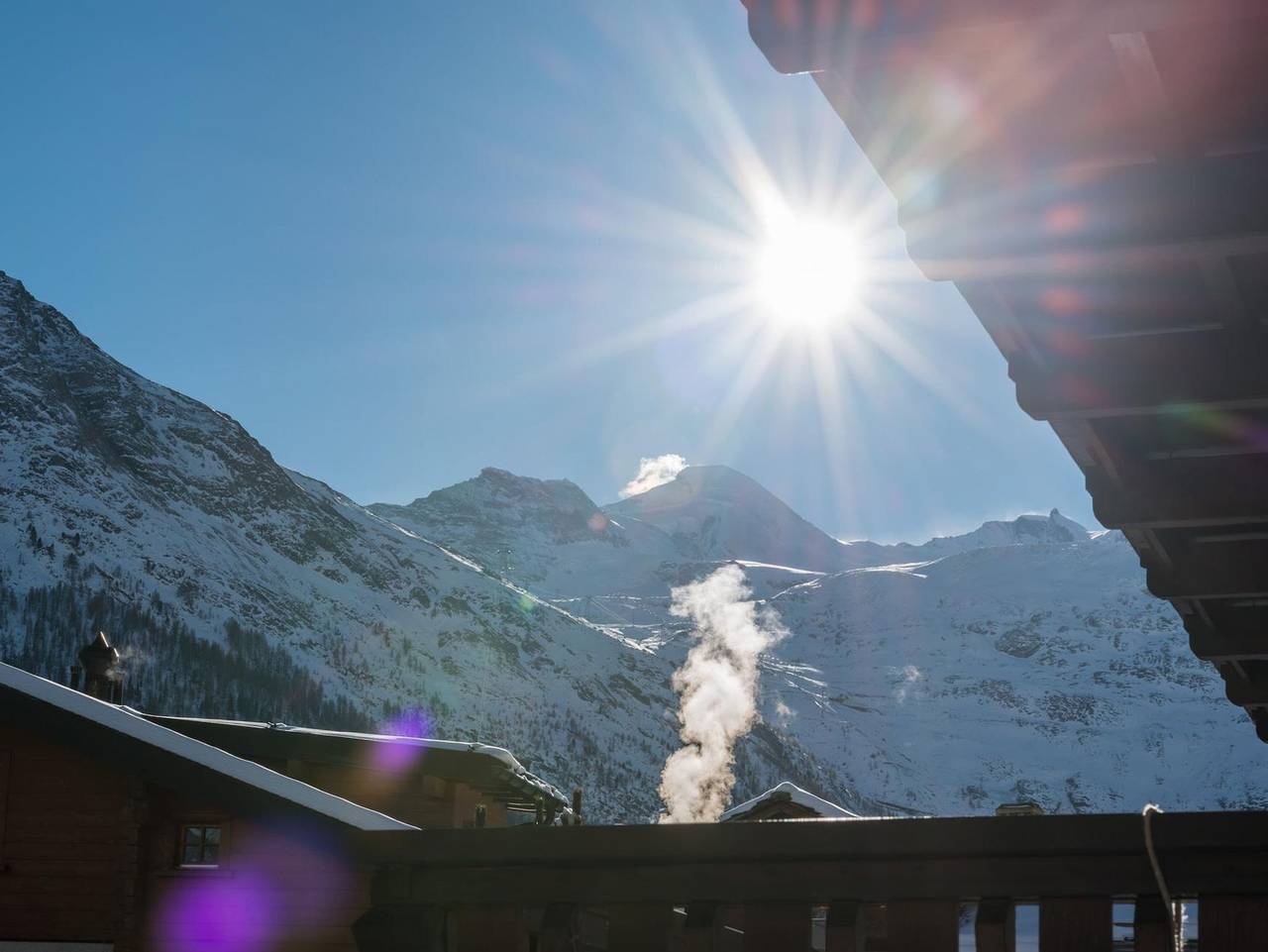 Ganze Ferienwohnung, Chalet Bambi in Saas-Fee, Walliser Alpen