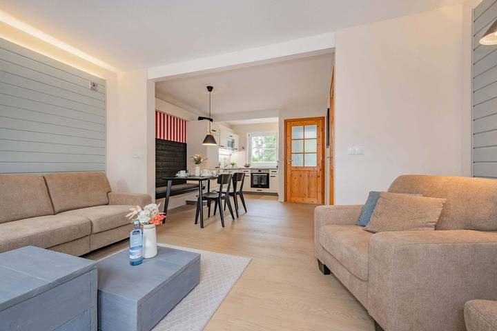 Ganze Wohnung, Alberts Koje - besonders idyllisch gelegenes Schwedenreihenhaus im Seebad Bansin in Bansin, Heringsdorf