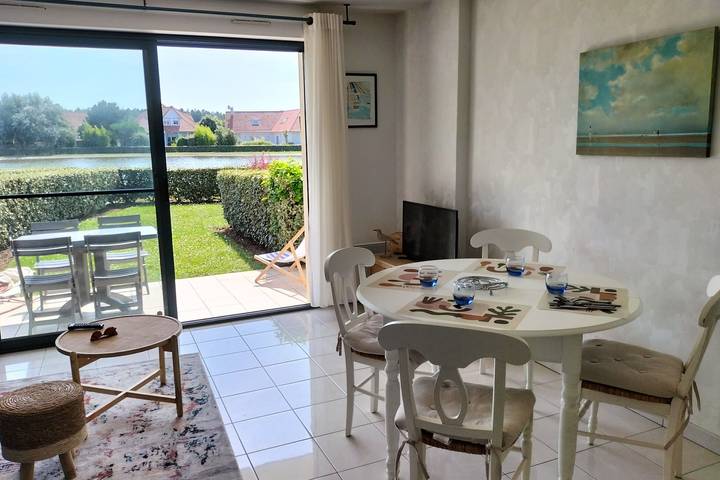 Location de vacances pour 4 personnes, avec Terrasse ainsi que Jardin et Vue sur le lac à Merlimont