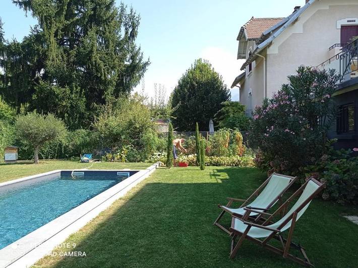 Chambre d’hôte pour 4 personnes, avec terrasse et piscine à Aix-les-Bains