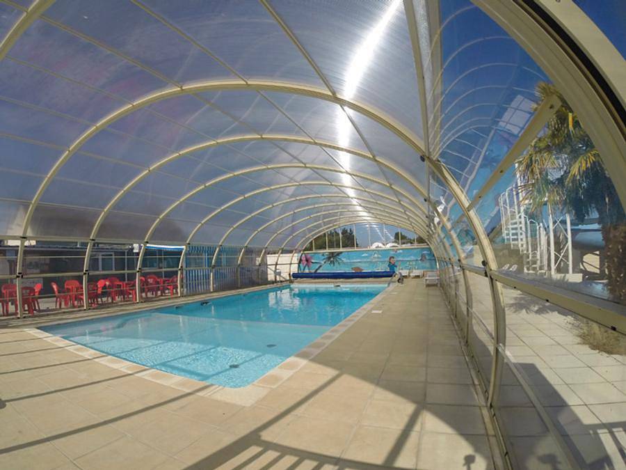 Camping Le Robinson - Mobilheim 6 personen - 6 Confort Plus - 31m² - 3 Zimmer + halboffene Terrasse in Colleville-sur-Mer, Bayeux und Umgebung