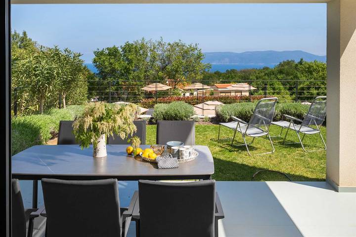 Ferienhaus mit Meerblick für 6 Personen, mit Garten und Pool, kinderfreundlich in Istrien - 4