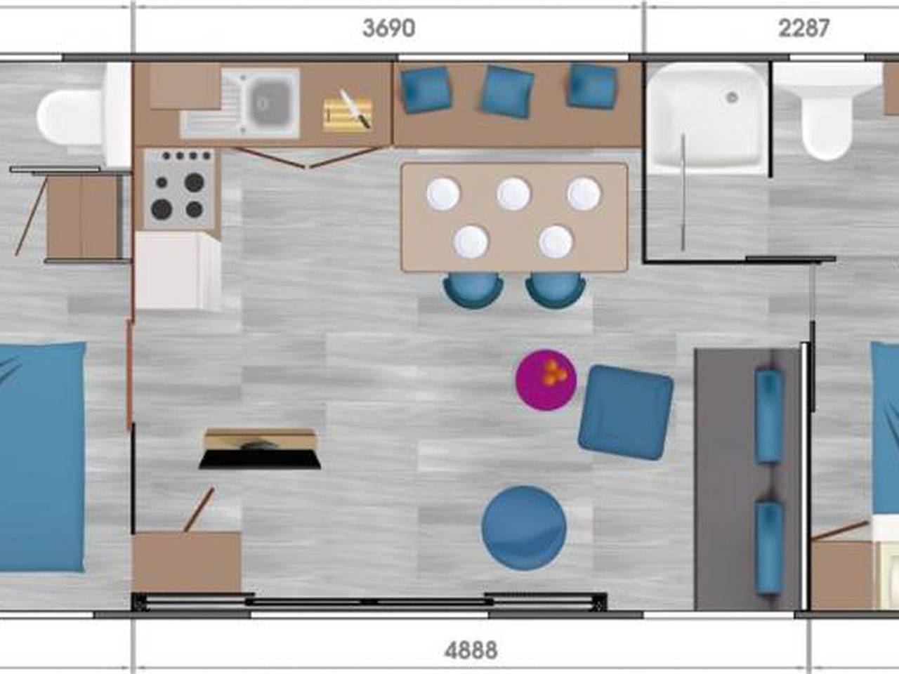 Mobil-home Prestigioso con Terraza elevada in Roquebrune-sur-Argens, Region de Draguignan