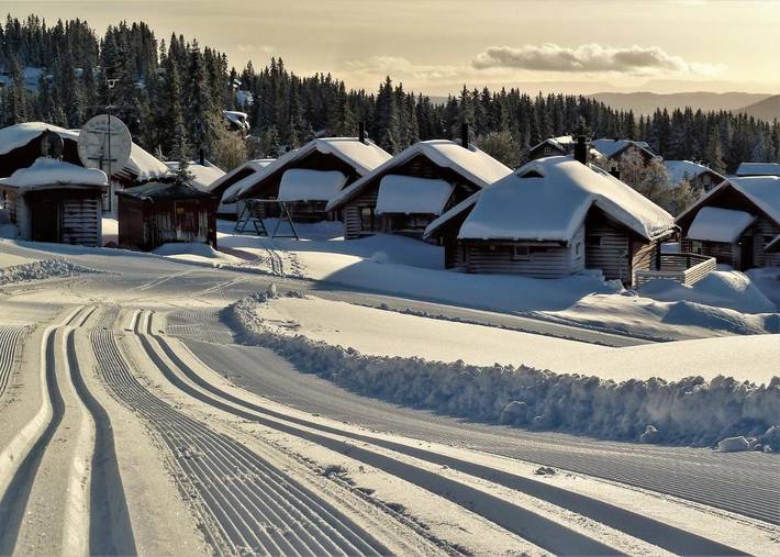 Lodge für 2 Personen, mit Terrasse und Ausblick in Ost-Norwegen - 3