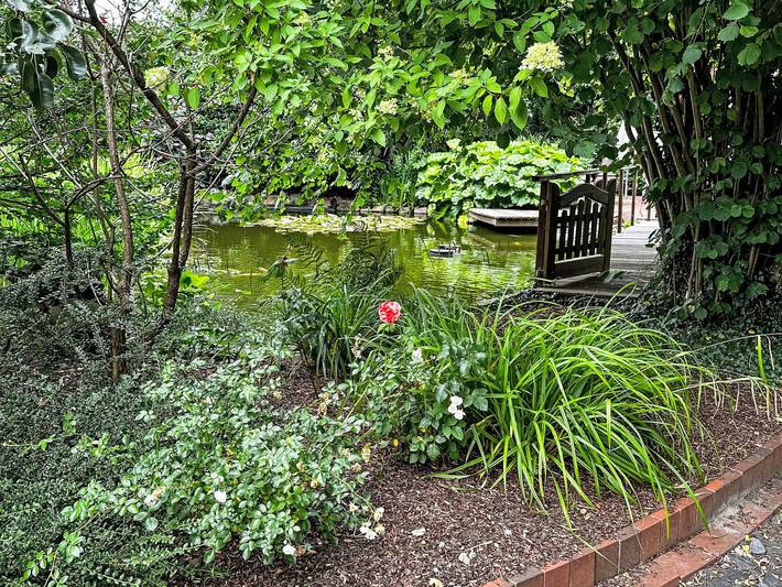 Bungalow für 4 Personen, mit Terrasse und Garten in der Lüneburger Heide