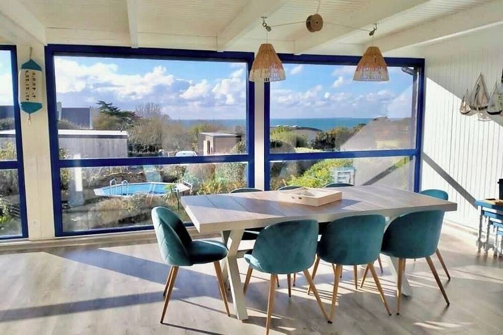 Sea view house with pool and games room in Le Conquet, Brest und Umgebung