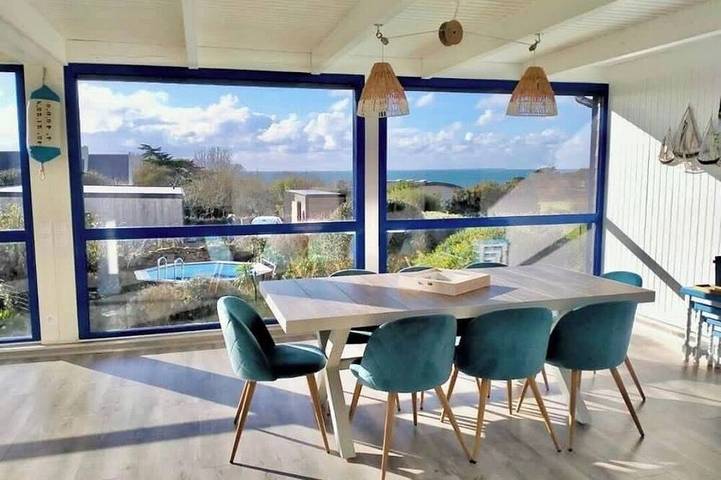 Maison de vacances pour 9 personnes, avec terrasse et jardin, animaux acceptés à Le Conquet