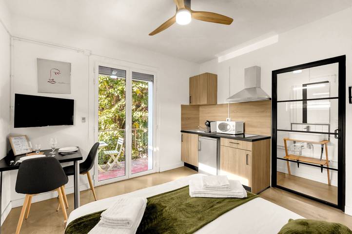 Appartement de vacances pour 2 personnes, avec balcon dans Sud Ouest de France