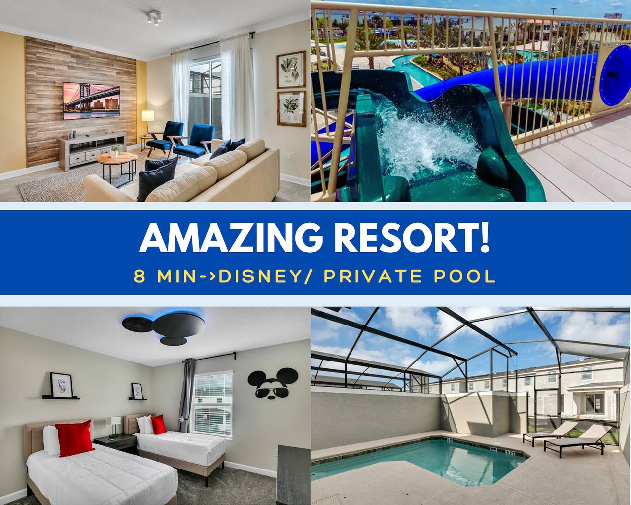 Stylish Family Home Private Pool Stl111 in Condado de Osceola