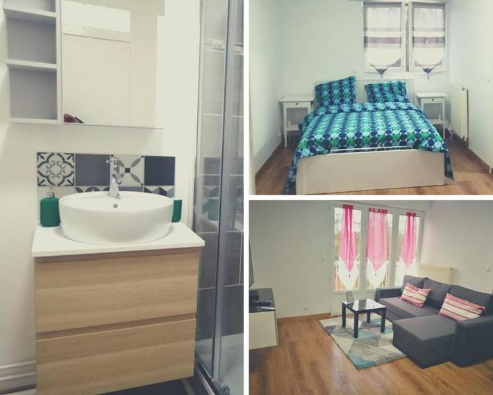 Gîte pour 5 personnes, avec Balcon et Vue à Dammarie-les-Lys